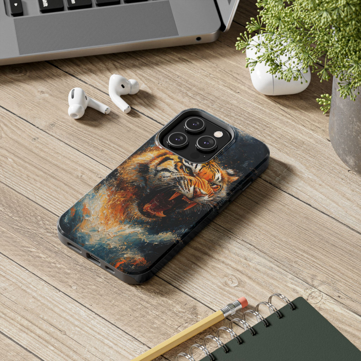 Fierce Tiger Tough IPhone & Samsung Case – Durable Protection for Wild Souls