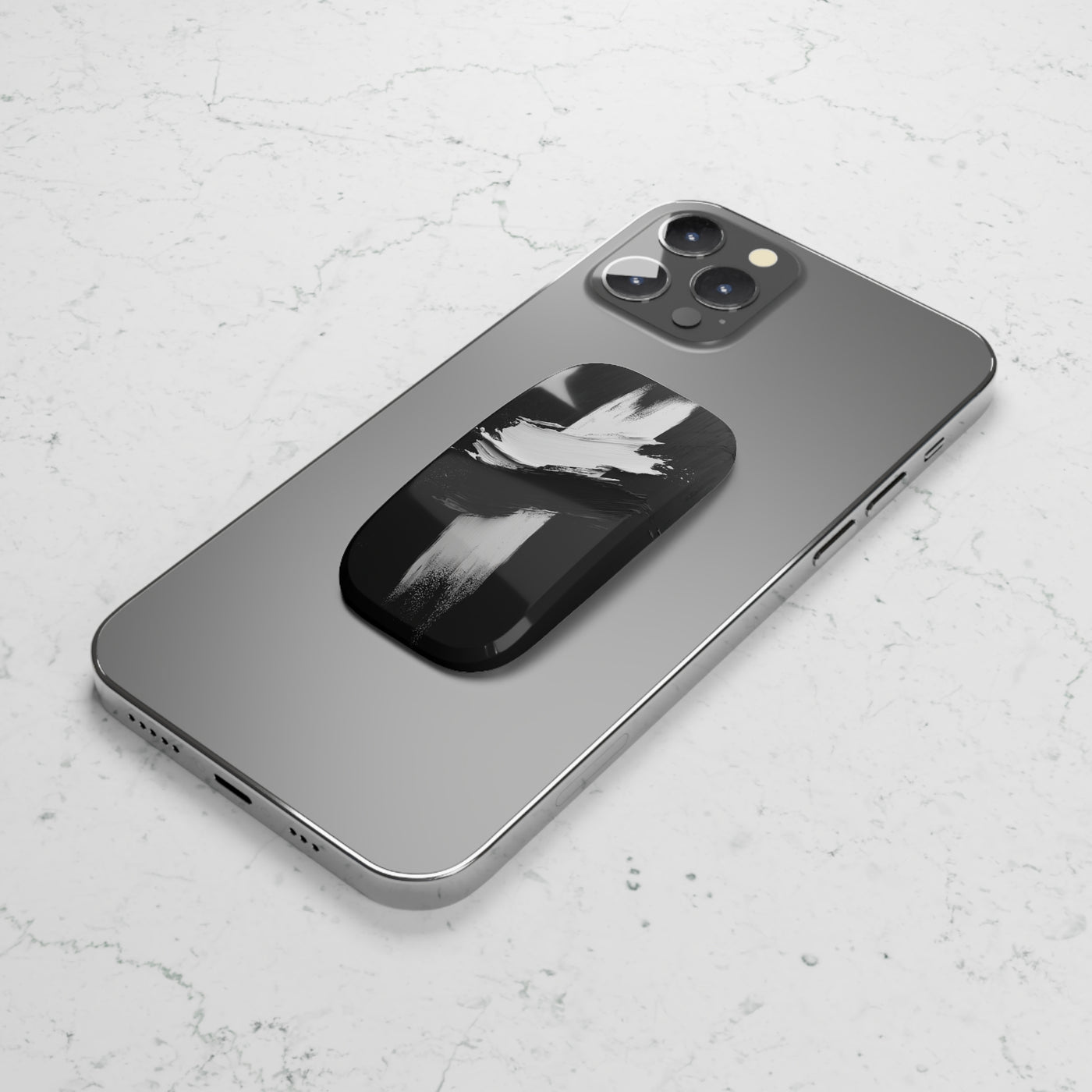 Abstract Phone Click-On Grip - Modern Design for Added Functionality