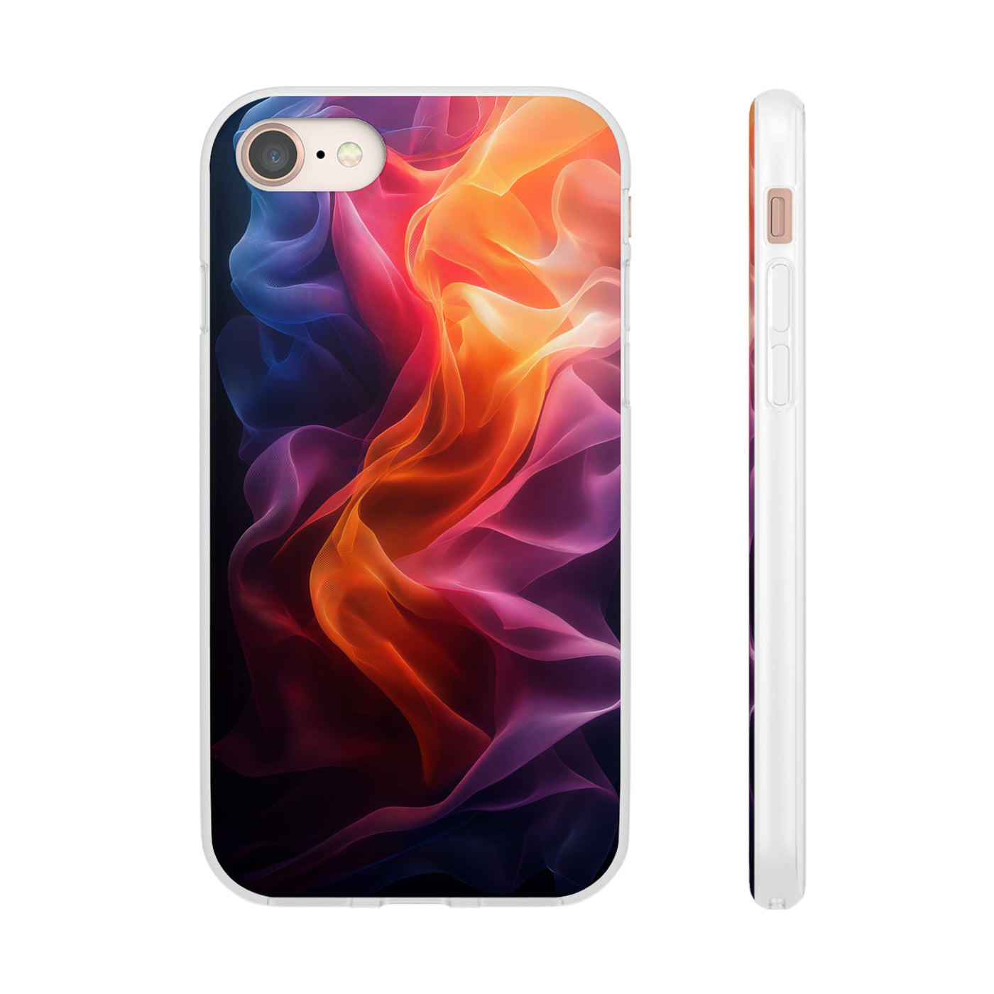 Colorful Abstract IPhone & Samsung Flexi Case - Artistic Phone Cover for Creative Souls