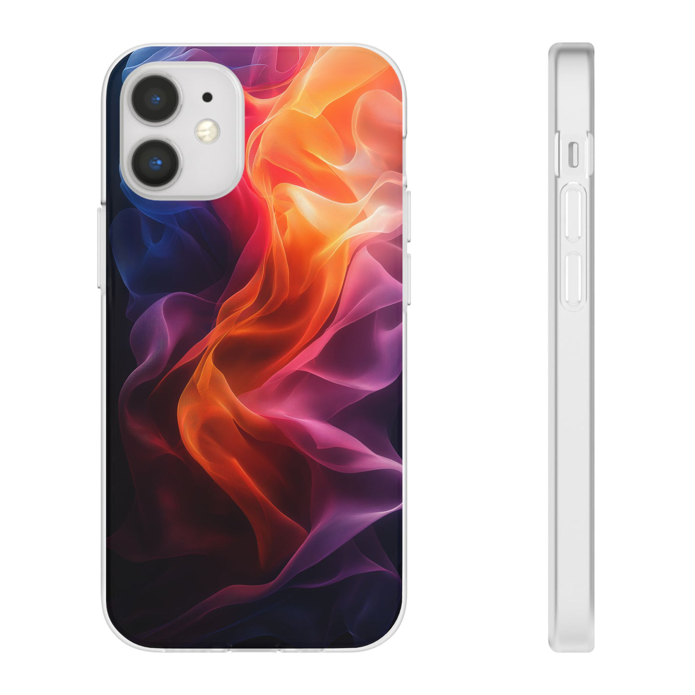 Colorful Abstract IPhone & Samsung Flexi Case - Artistic Phone Cover for Creative Souls