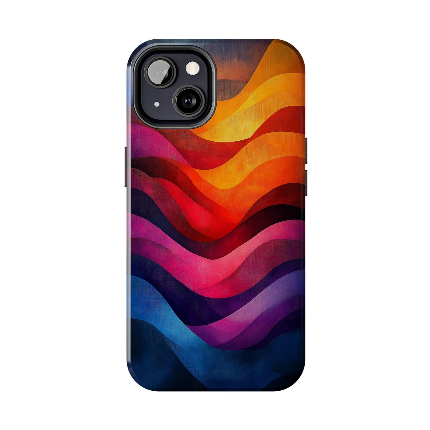 Vibrant Waves Tough IPhone & Samsung Case - Stylish & Durable Protective Cover