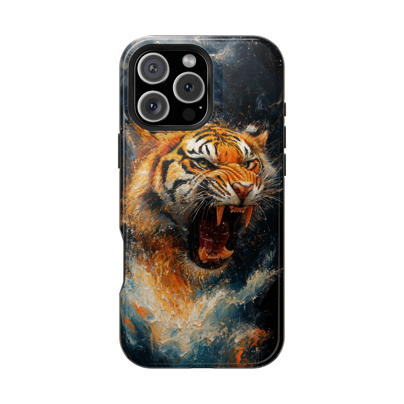 Fierce Tiger MagSafe® Tough Case for iPhone - Durable Protection for Animal Lovers