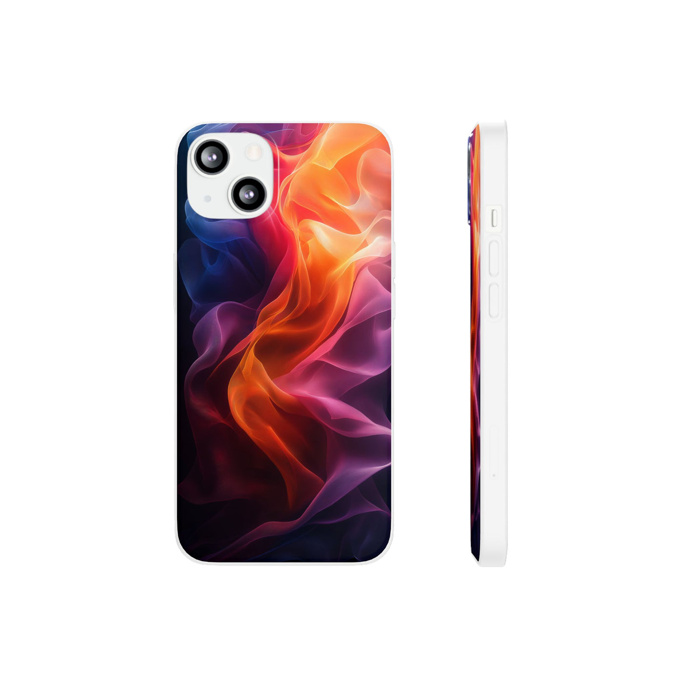 Colorful Abstract IPhone & Samsung Flexi Case - Artistic Phone Cover for Creative Souls