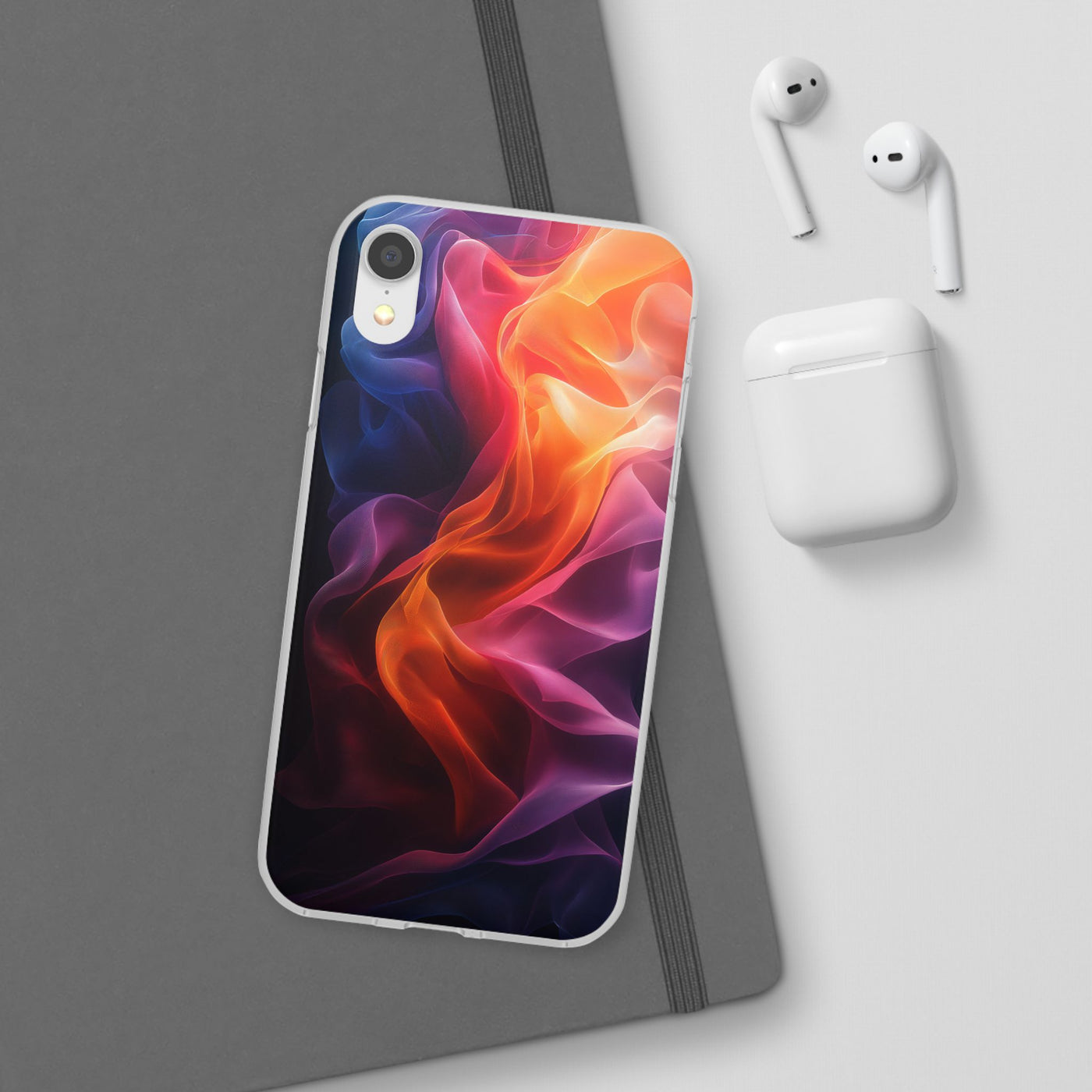 Colorful Abstract IPhone & Samsung Flexi Case - Artistic Phone Cover for Creative Souls