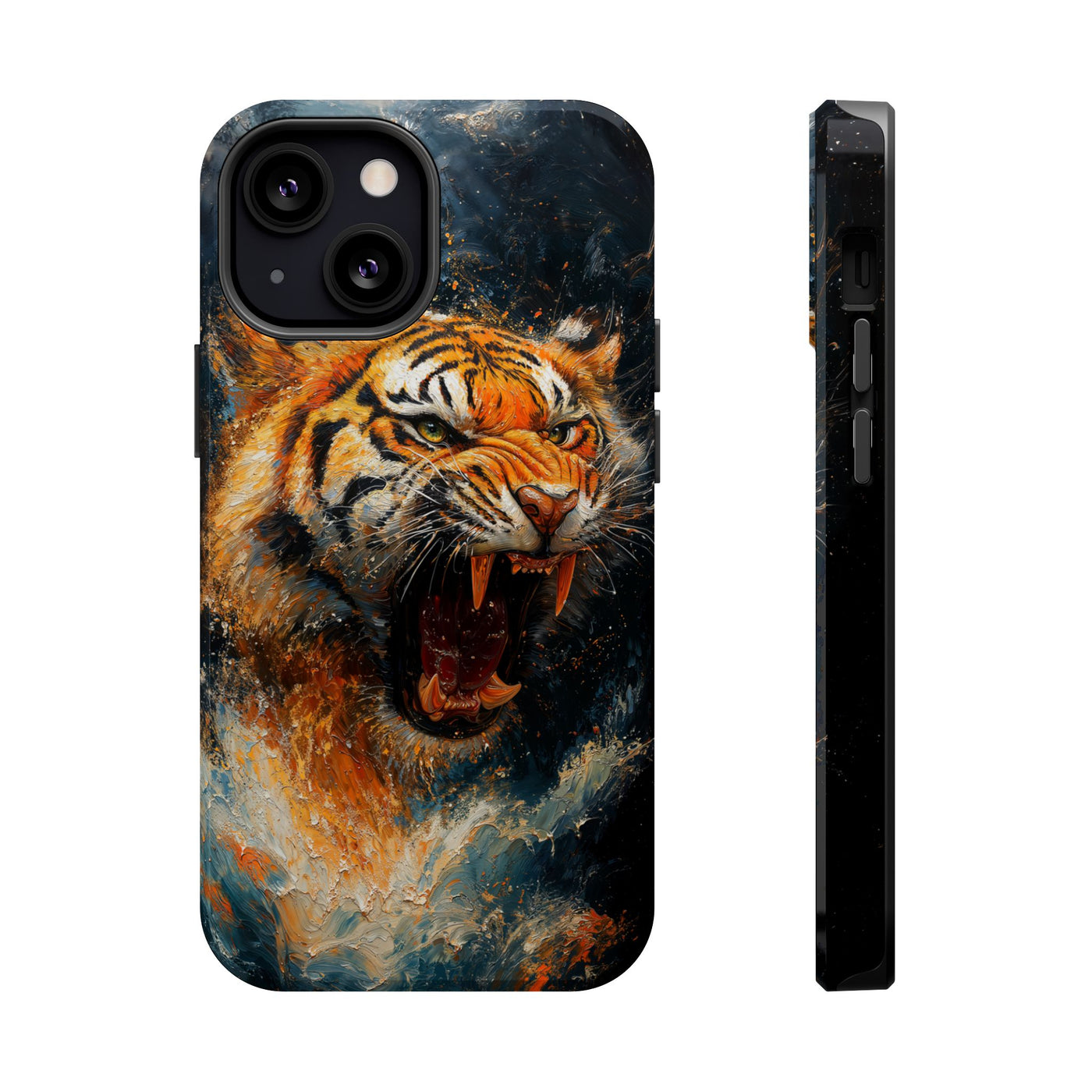 Fierce Tiger MagSafe® Tough Case for iPhone - Durable Protection for Animal Lovers