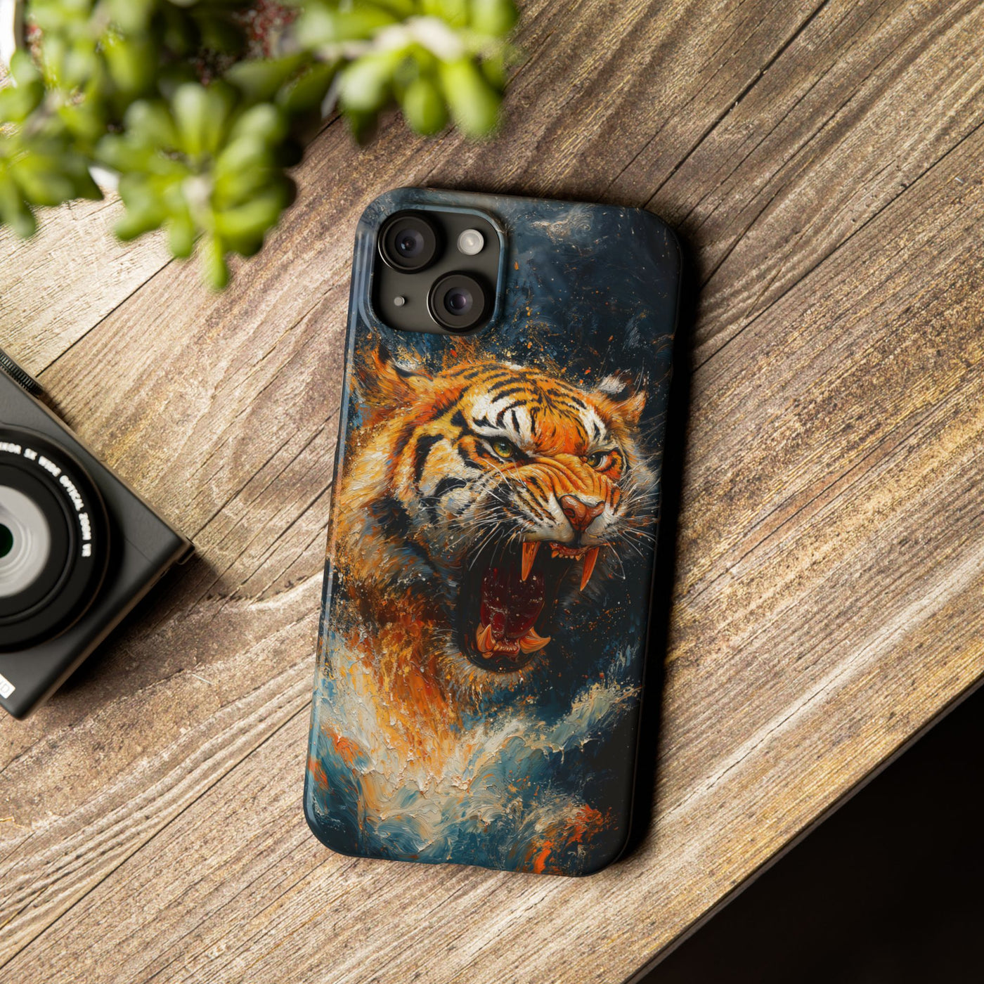 Roaring Tiger Slim IPhone Case - Wild & Fierce Protection