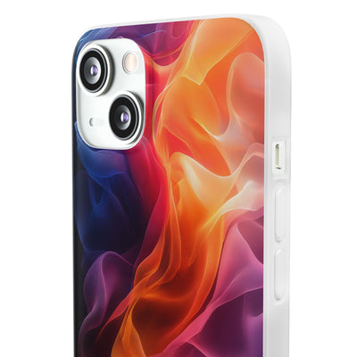 Colorful Abstract IPhone & Samsung Flexi Case - Artistic Phone Cover for Creative Souls