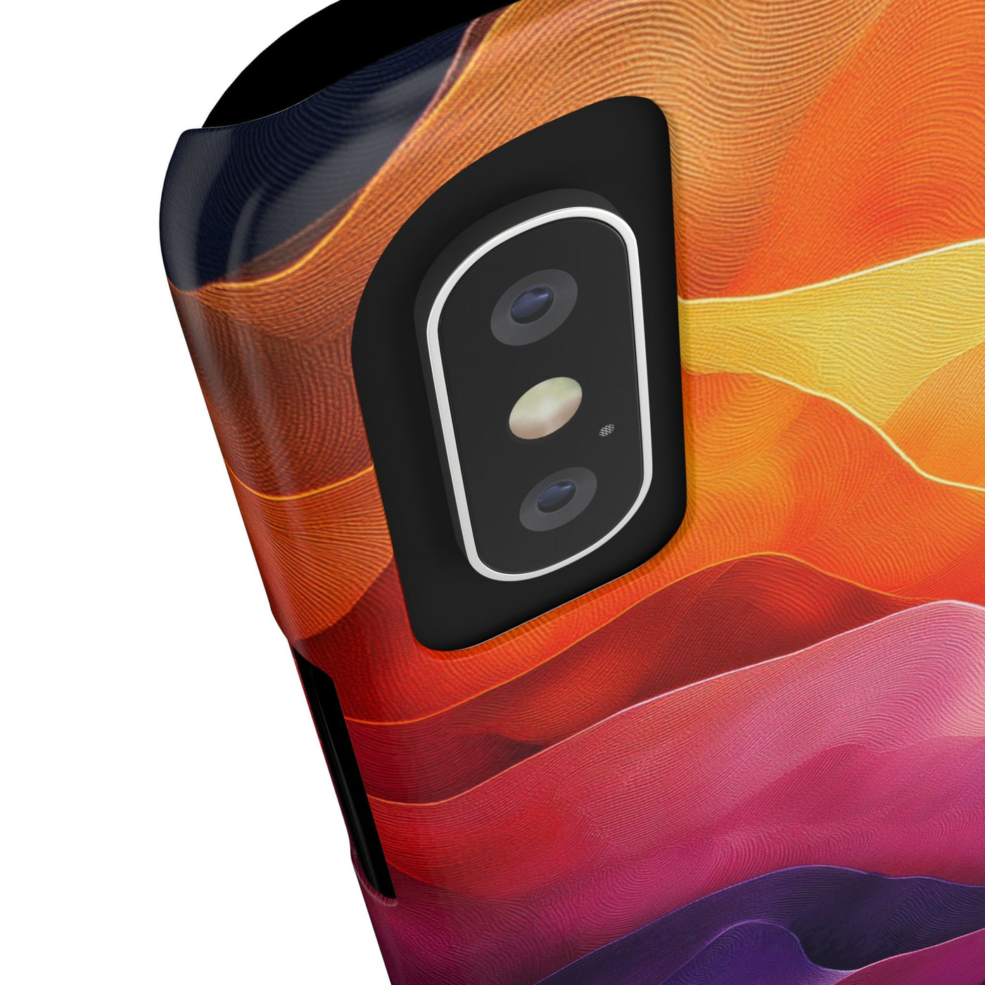 Vibrant Abstract Slim IPhone Case - Colorful Wave Design for Trendy Protection