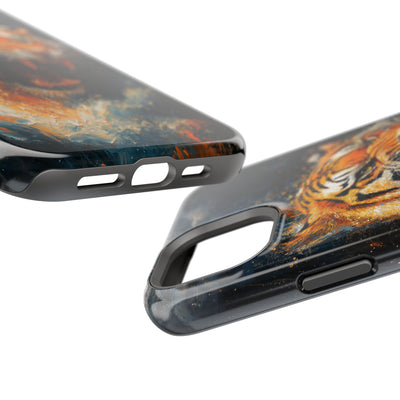 Fierce Tiger MagSafe® Tough Case for iPhone - Durable Protection for Animal Lovers