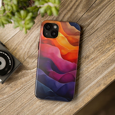 Vibrant Waves Tough IPhone & Samsung Case - Stylish and Durable - Perfect for Everyday Use