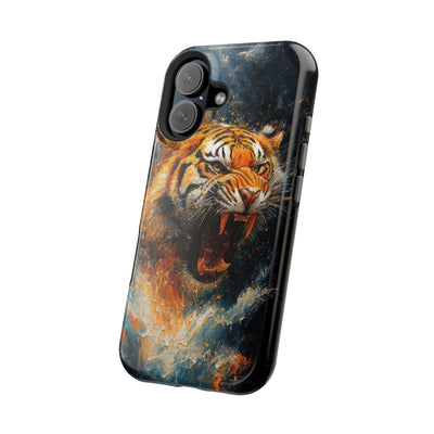 Fierce Tiger MagSafe® Tough Case for iPhone - Durable Protection for Animal Lovers