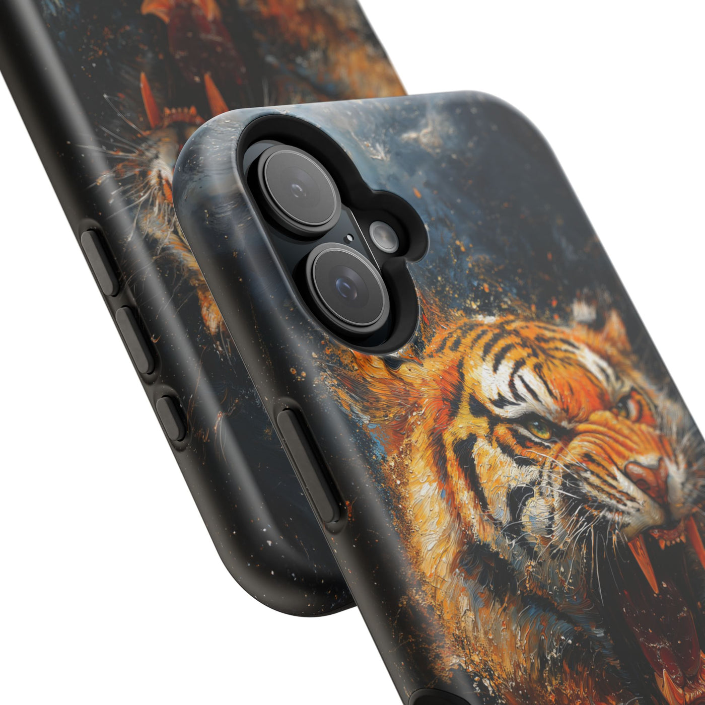 Fierce Tiger MagSafe® Tough Case for iPhone - Durable Protection for Animal Lovers