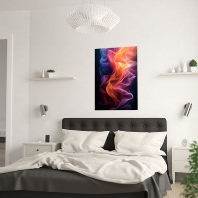 Vibrant Satin Print Poster - Colorful Abstract Wall Art