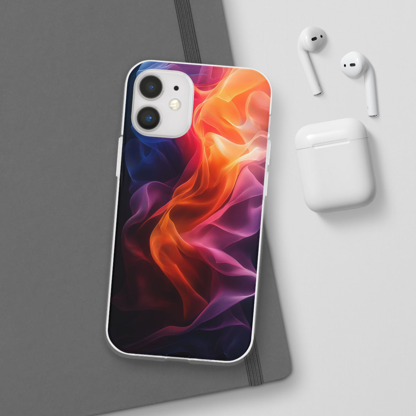 Colorful Abstract IPhone & Samsung Flexi Case - Artistic Phone Cover for Creative Souls