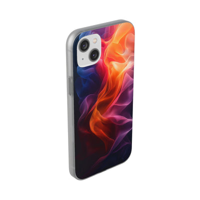 Colorful Abstract IPhone & Samsung Flexi Case - Artistic Phone Cover for Creative Souls