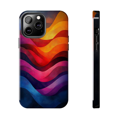 Vibrant Waves Tough IPhone & Samsung Case - Stylish & Durable Protective Cover