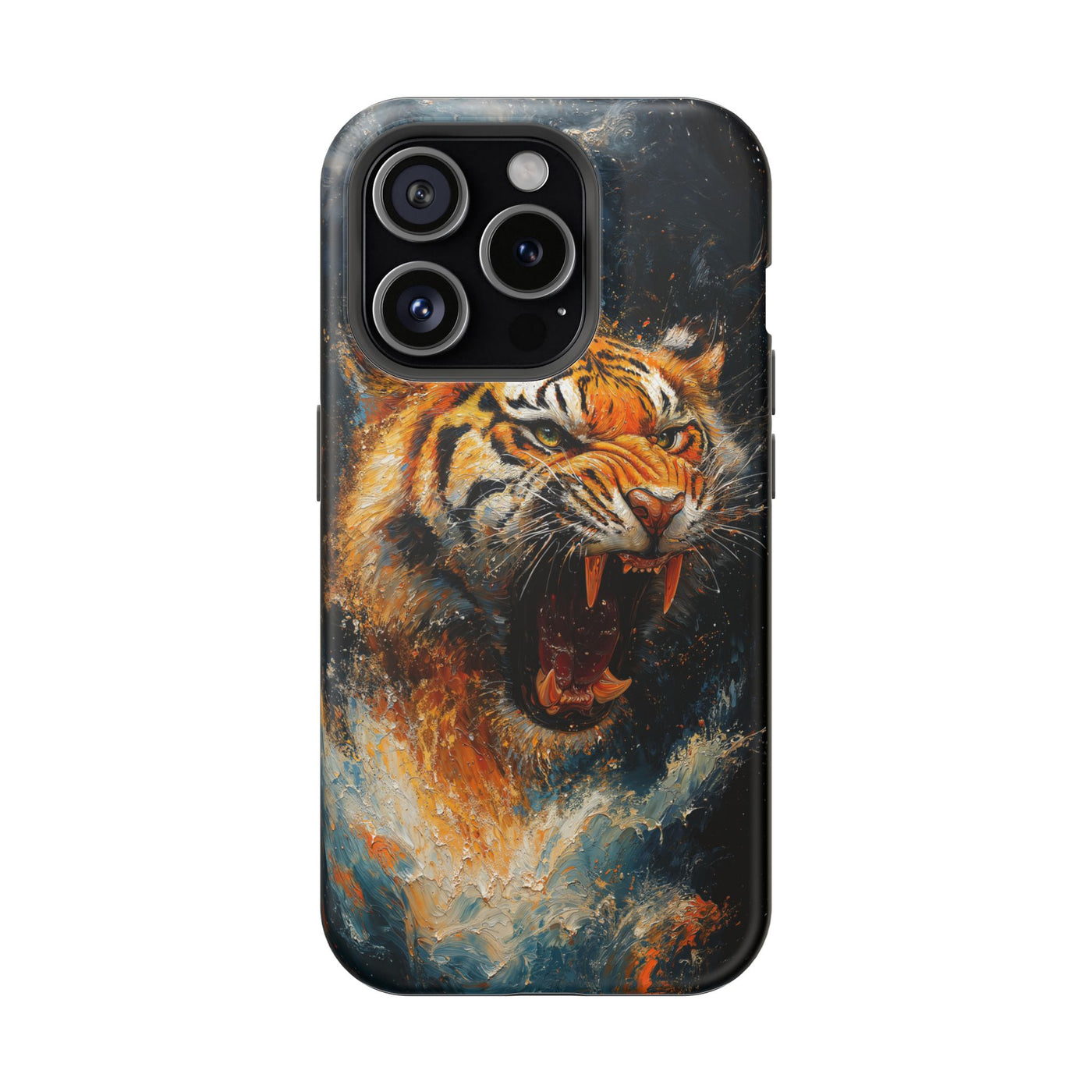 Fierce Tiger MagSafe® Tough Case for iPhone - Durable Protection for Animal Lovers