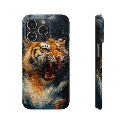 Roaring Tiger Slim IPhone Case - Wild & Fierce Protection