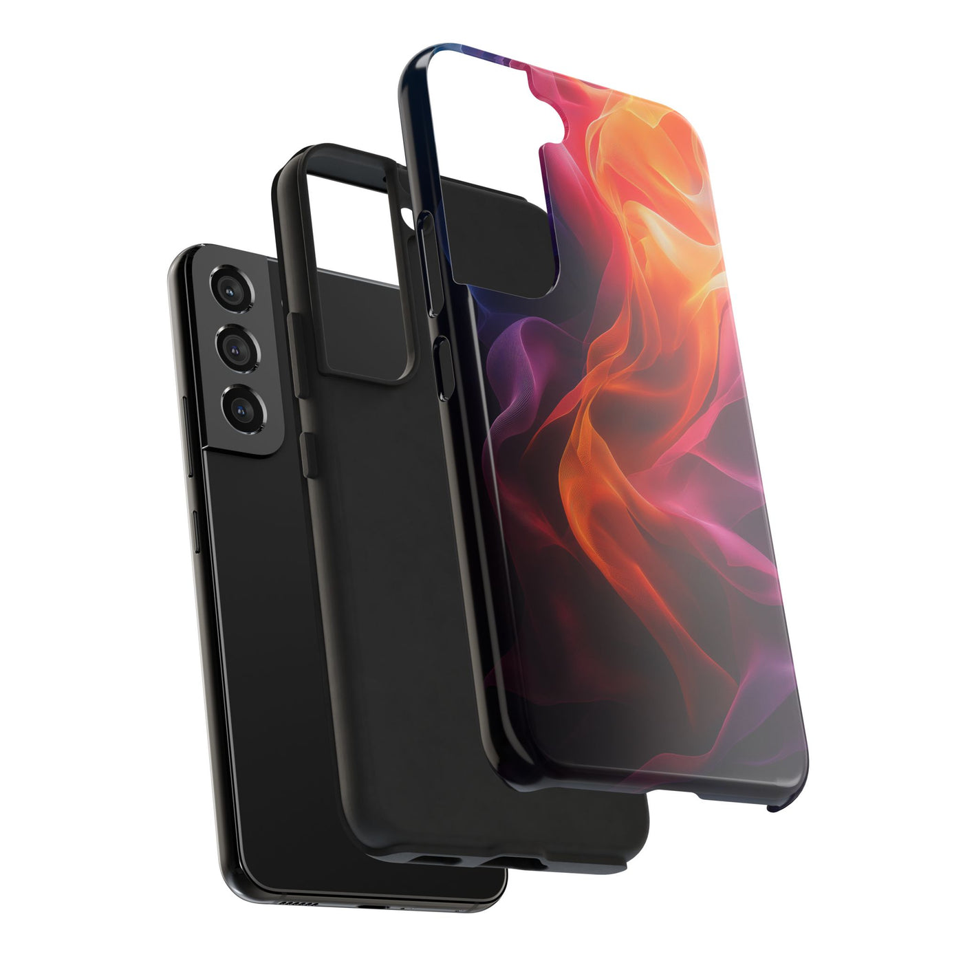 Vibrant Abstract Tough IPhone & Samsung Case - Stylish Protection for Everyday Use