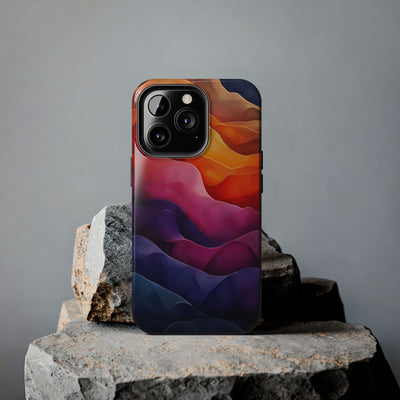 Vibrant Waves Tough IPhone & Samsung Case - Stylish and Durable - Perfect for Everyday Use