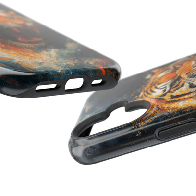 Fierce Tiger MagSafe® Tough Case for iPhone - Durable Protection for Animal Lovers