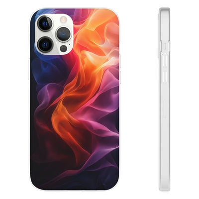 Colorful Abstract IPhone & Samsung Flexi Case - Artistic Phone Cover for Creative Souls