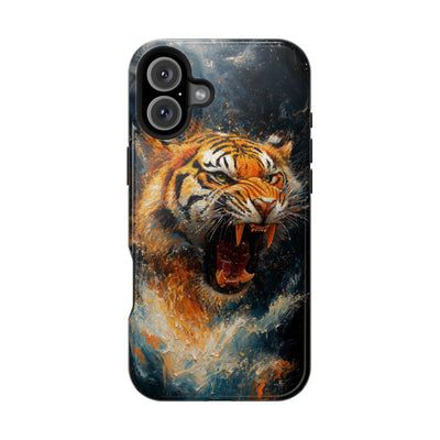 Fierce Tiger MagSafe® Tough Case for iPhone - Durable Protection for Animal Lovers