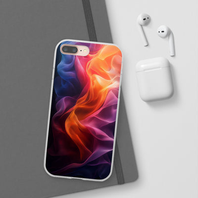 Colorful Abstract IPhone & Samsung Flexi Case - Artistic Phone Cover for Creative Souls