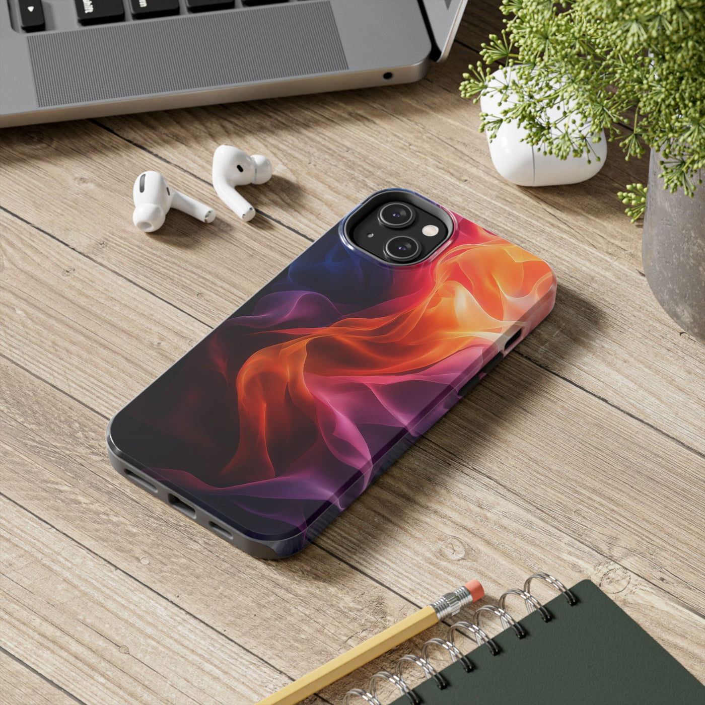 Vibrant Abstract Tough IPhone & Samsung Case - Stylish Protection for Everyday Use