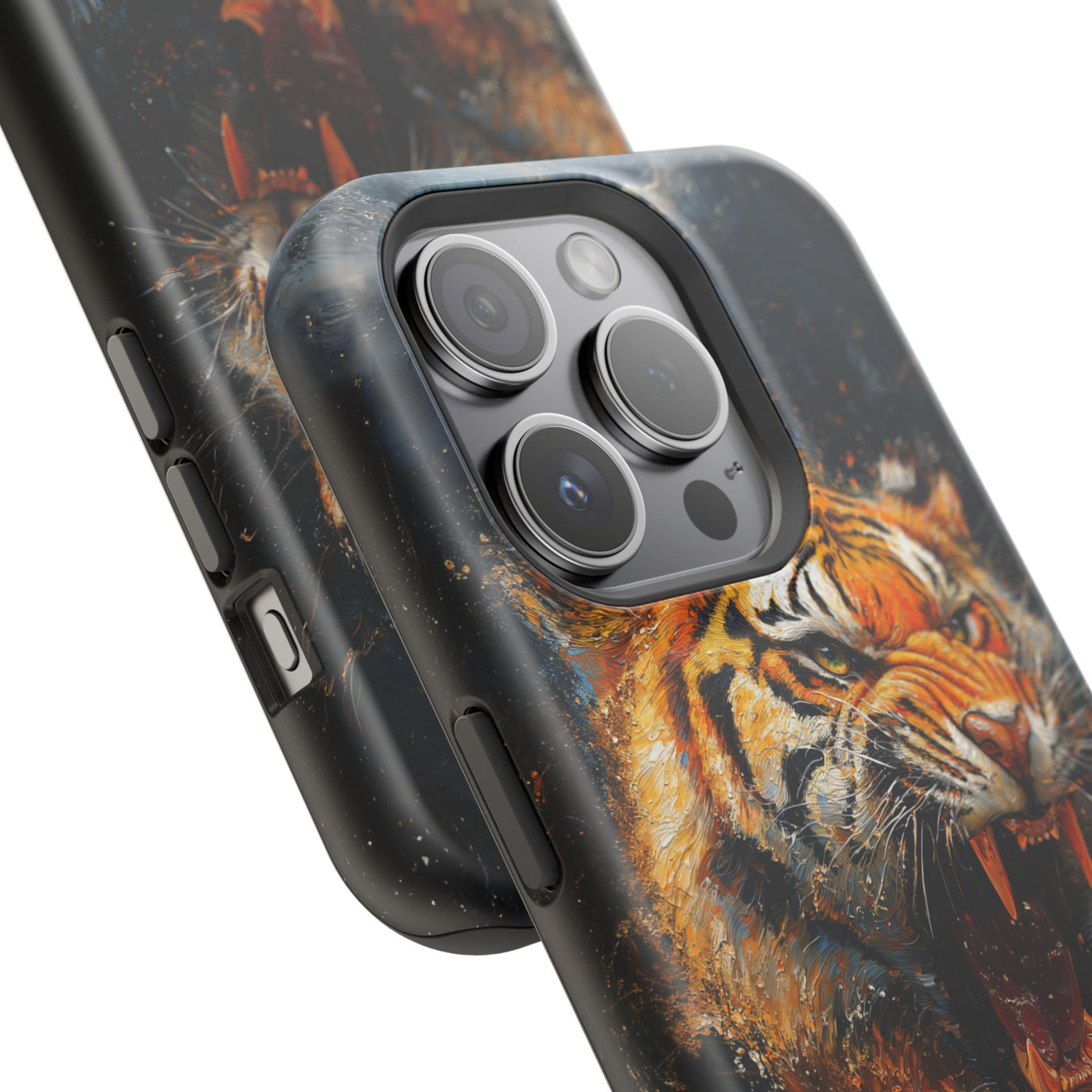 Fierce Tiger MagSafe® Tough Case for iPhone - Durable Protection for Animal Lovers