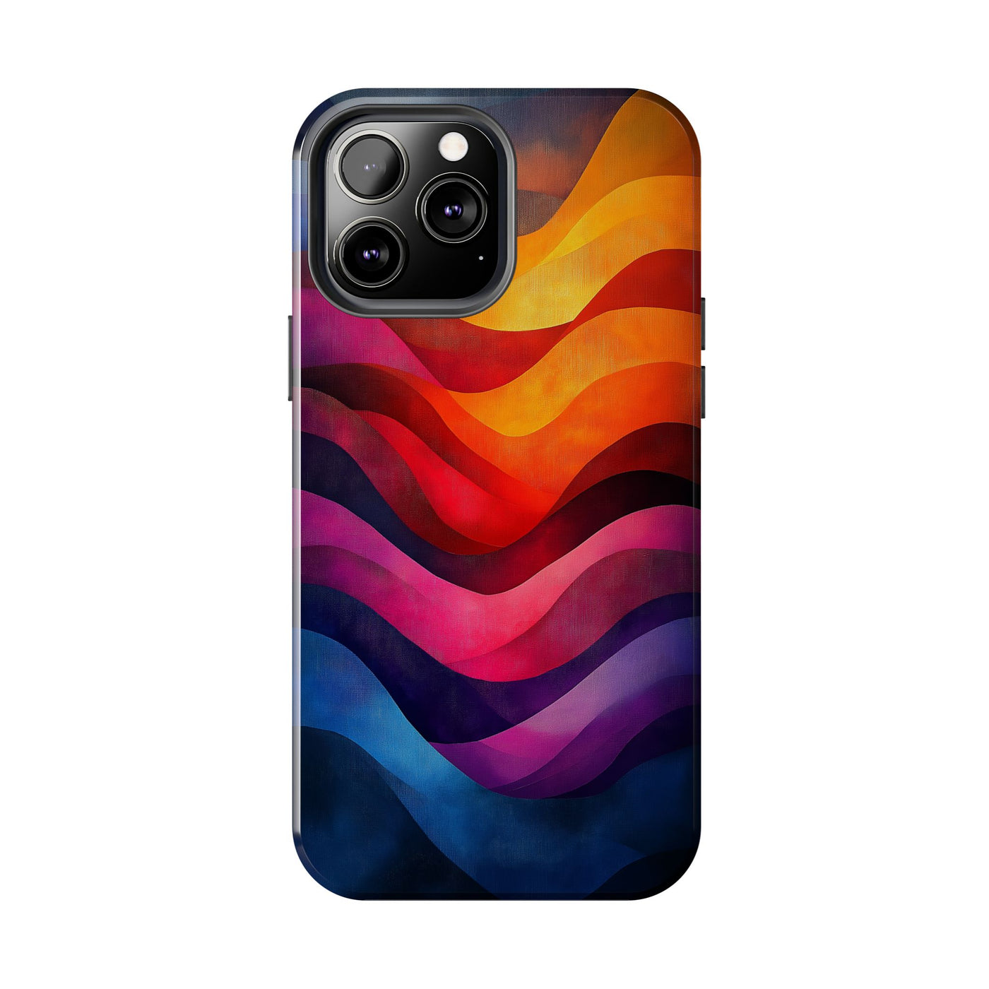 Vibrant Waves Tough IPhone & Samsung Case - Stylish & Durable Protective Cover