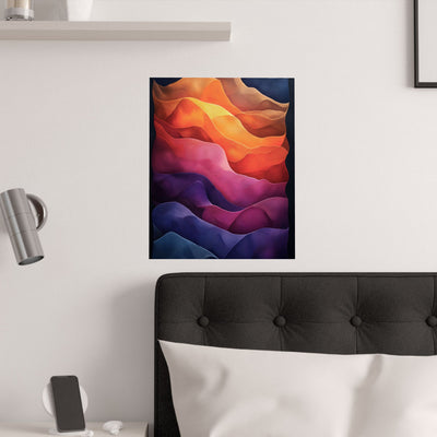 Vibrant Abstract Satin Poster | Wall Art for Home Decor