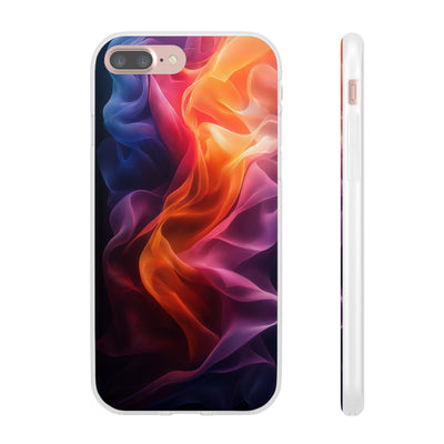 Colorful Abstract IPhone & Samsung Flexi Case - Artistic Phone Cover for Creative Souls