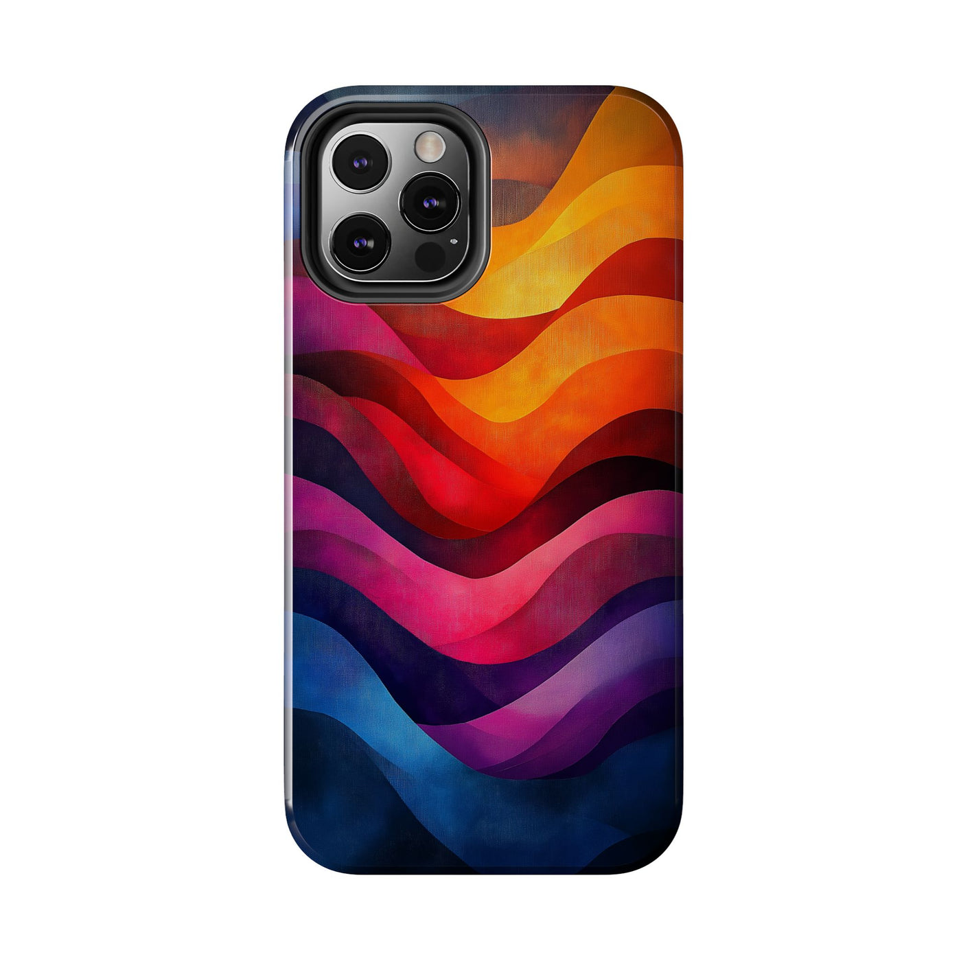 Vibrant Waves Tough IPhone & Samsung Case - Stylish & Durable Protective Cover