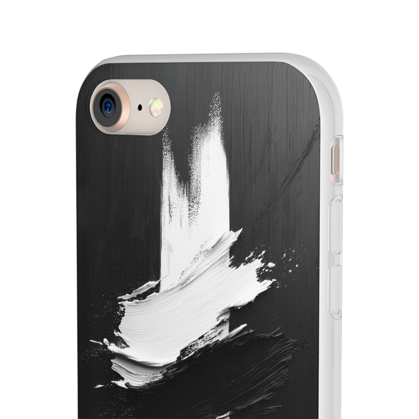 Modern Artistic IPhone & Samsung Flexi Case | Stylish Black & White Phone Cover