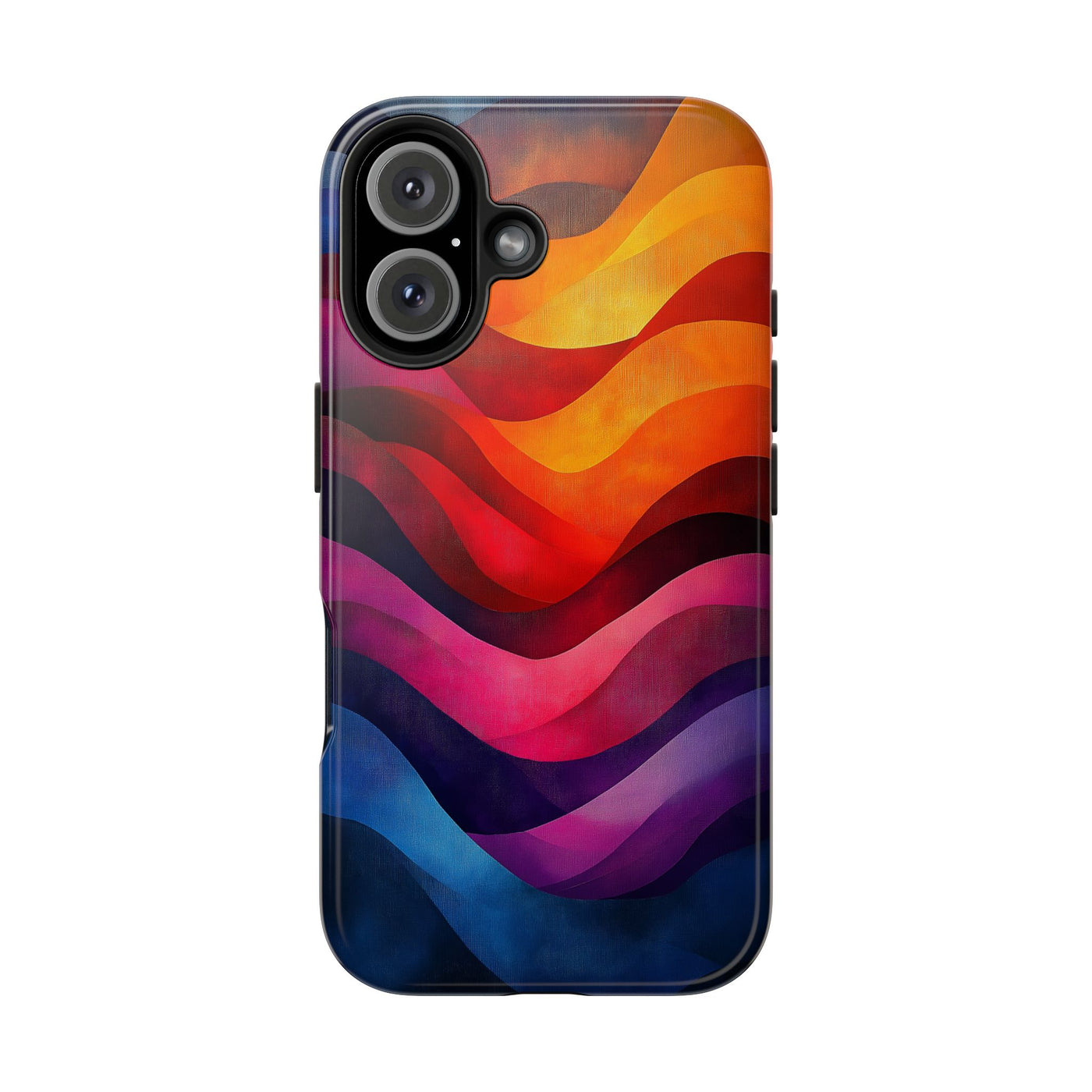 Vibrant Waves Tough IPhone & Samsung Case - Stylish & Durable Protective Cover