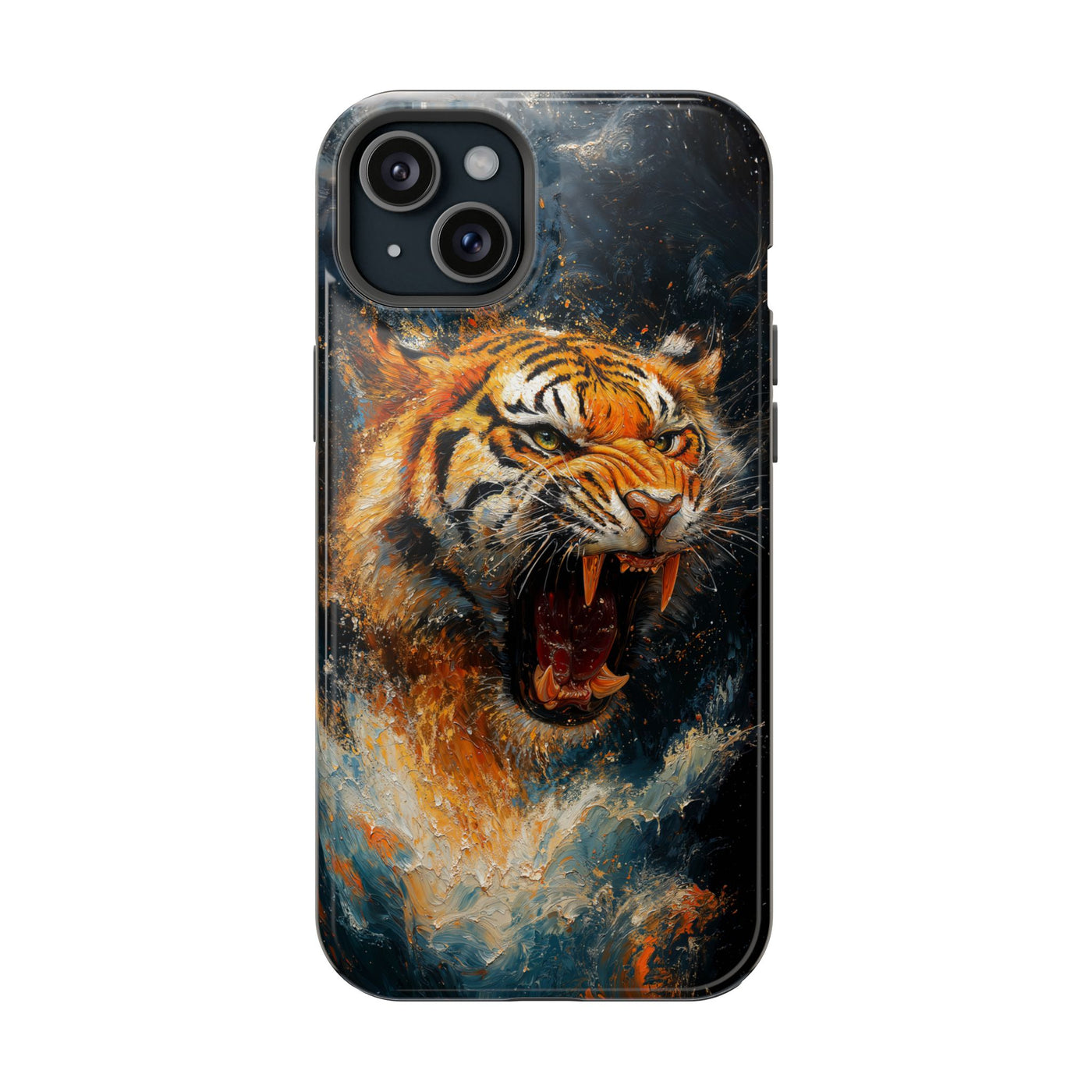 Fierce Tiger MagSafe® Tough Case for iPhone - Durable Protection for Animal Lovers