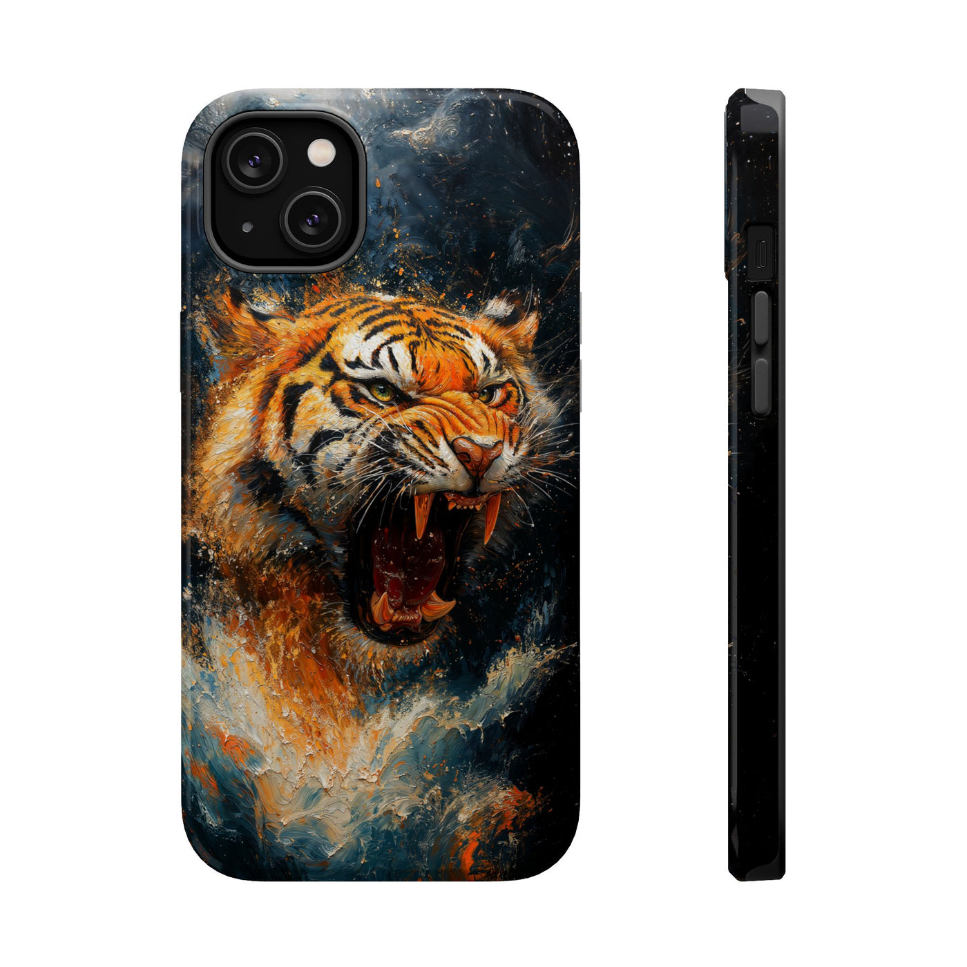 Fierce Tiger MagSafe® Tough Case for iPhone - Durable Protection for Animal Lovers