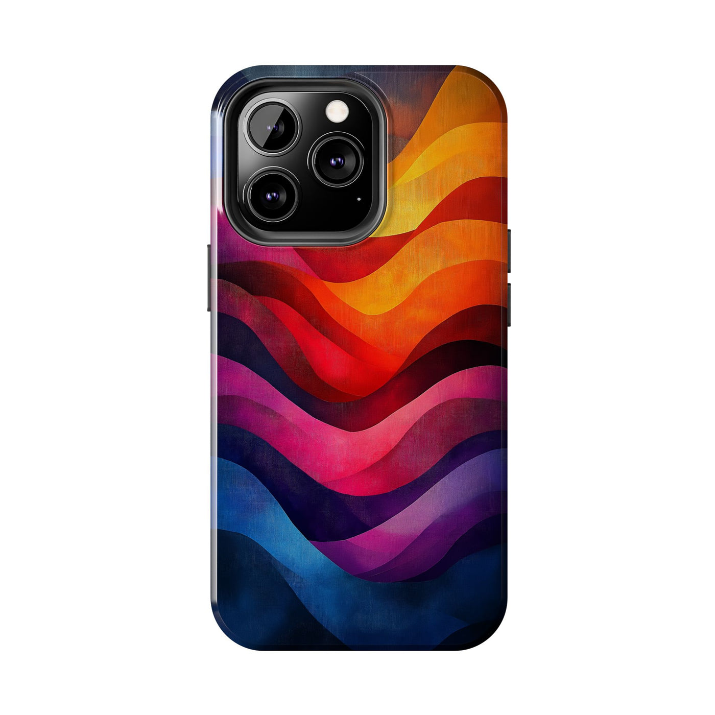 Vibrant Waves Tough IPhone & Samsung Case - Stylish & Durable Protective Cover