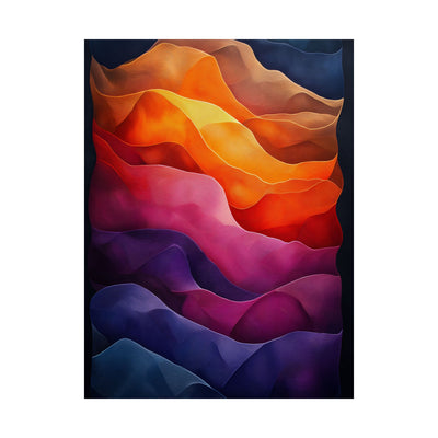 Vibrant Abstract Satin Poster | Wall Art for Home Decor