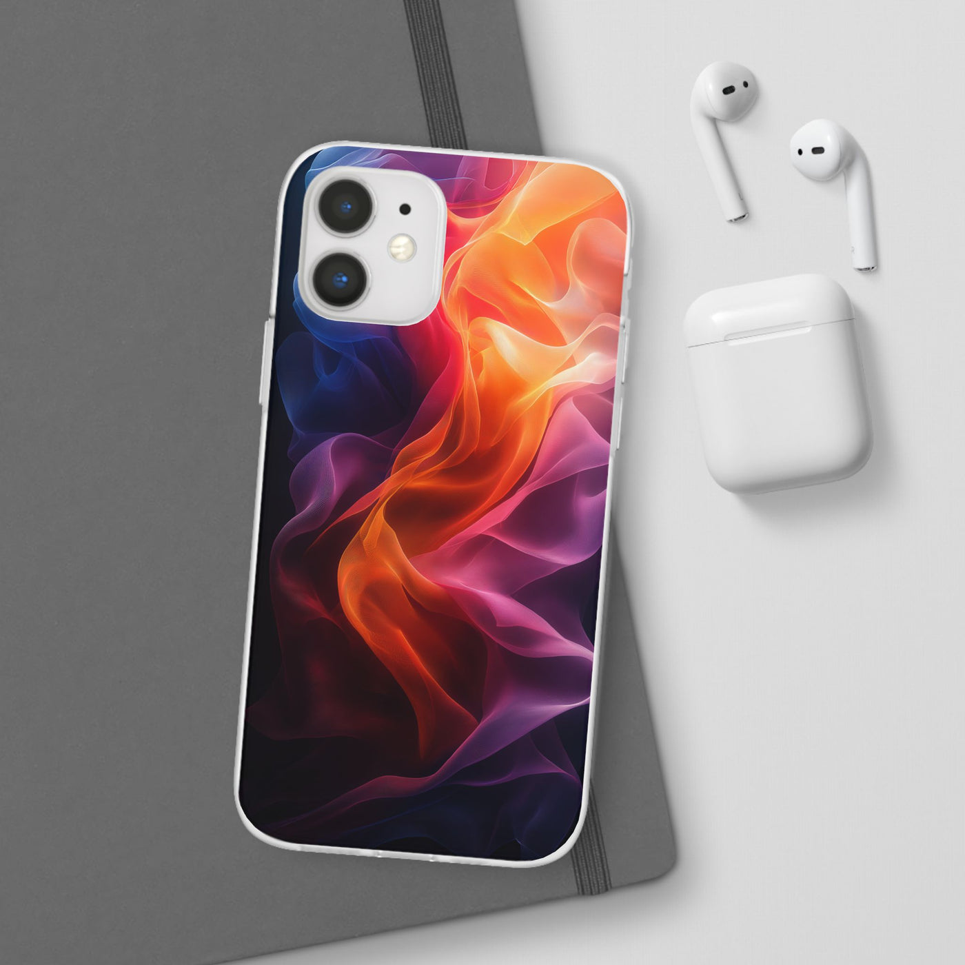 Colorful Abstract IPhone & Samsung Flexi Case - Artistic Phone Cover for Creative Souls