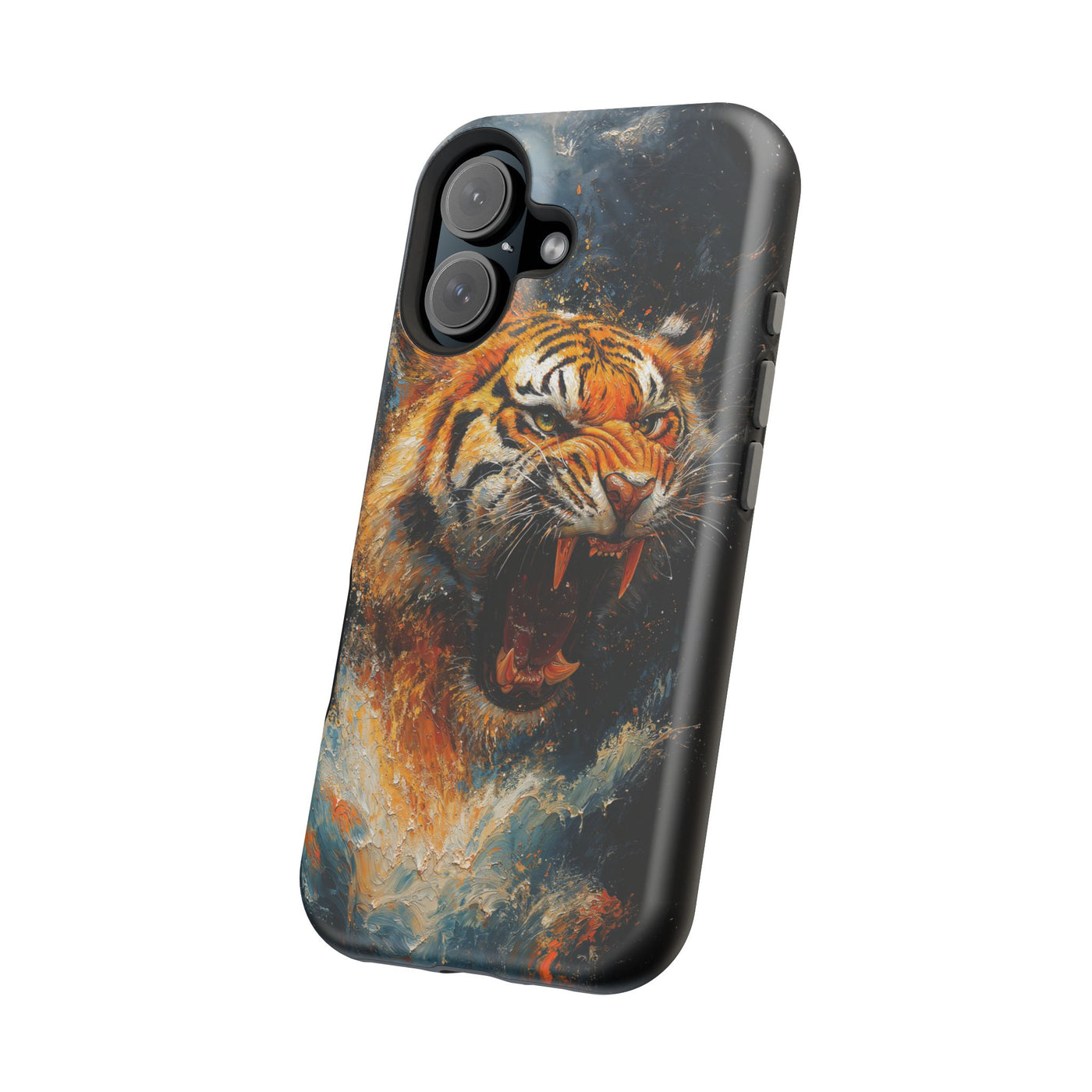 Fierce Tiger MagSafe® Tough Case for iPhone - Durable Protection for Animal Lovers