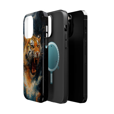 Fierce Tiger MagSafe® Tough Case for iPhone - Durable Protection for Animal Lovers