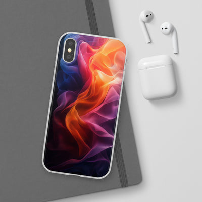 Colorful Abstract IPhone & Samsung Flexi Case - Artistic Phone Cover for Creative Souls