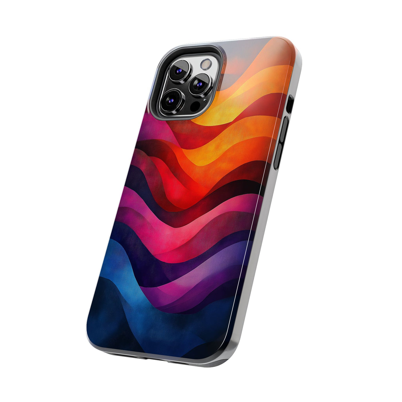 Vibrant Waves Tough IPhone & Samsung Case - Stylish & Durable Protective Cover